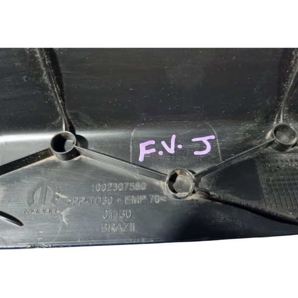 Acabamento Moldura Vigia Traseiro Fiat Toro 2017 1002307580
