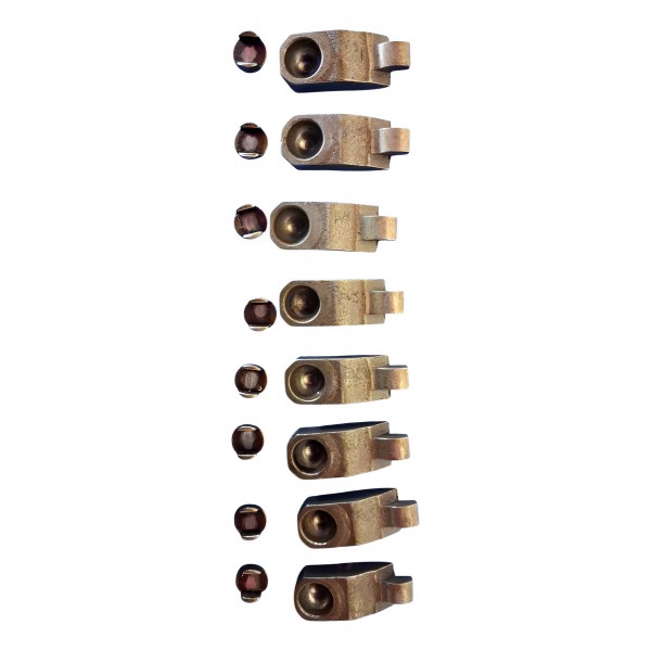 Kit Balancins C/ Escoras Cabeçote Gm S10/blazer 96/01 Cx714