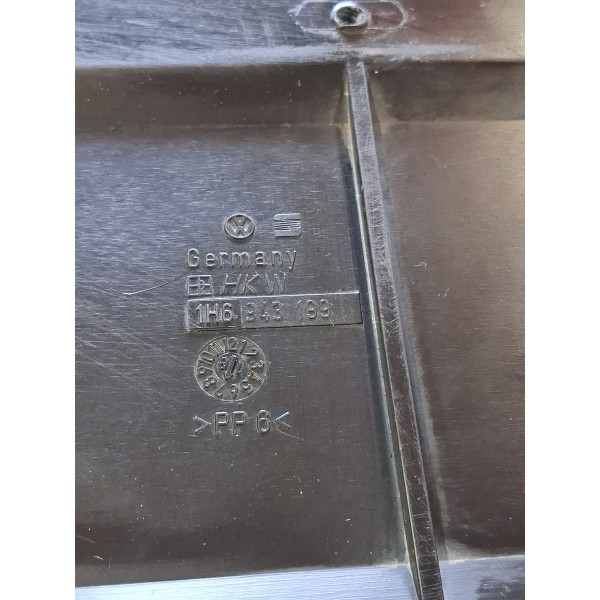 Suporte Placa Traseiro Amarok 3.0 V6 2019 Cx728 Preto