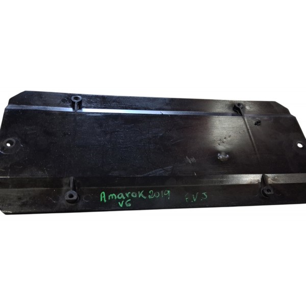 Suporte Placa Traseiro Amarok 3.0 V6 2019 Cx728 Preto