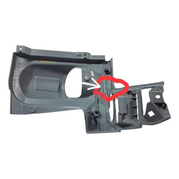 Moldura Acab. Porta Copo L. E. Transit 2011 Cinza Cx743 Cinza