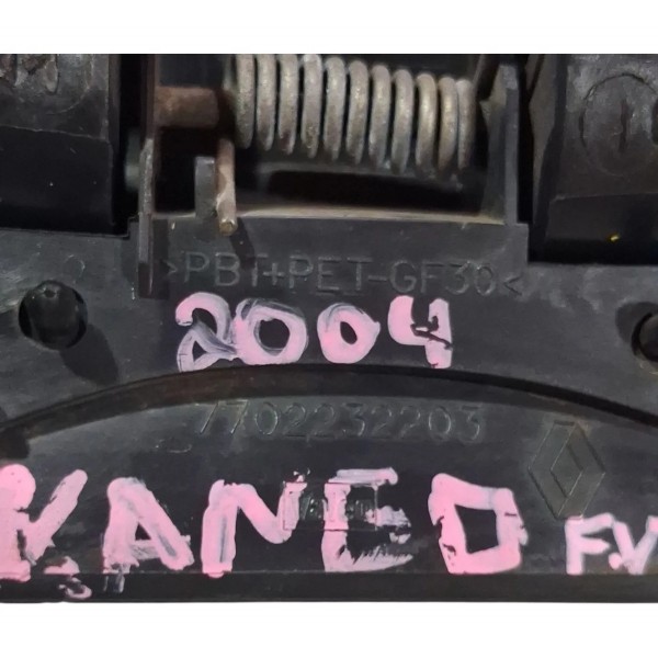 Maçaneta Externa D. E Kangoo  2004 Cx749 Preto Dianteira