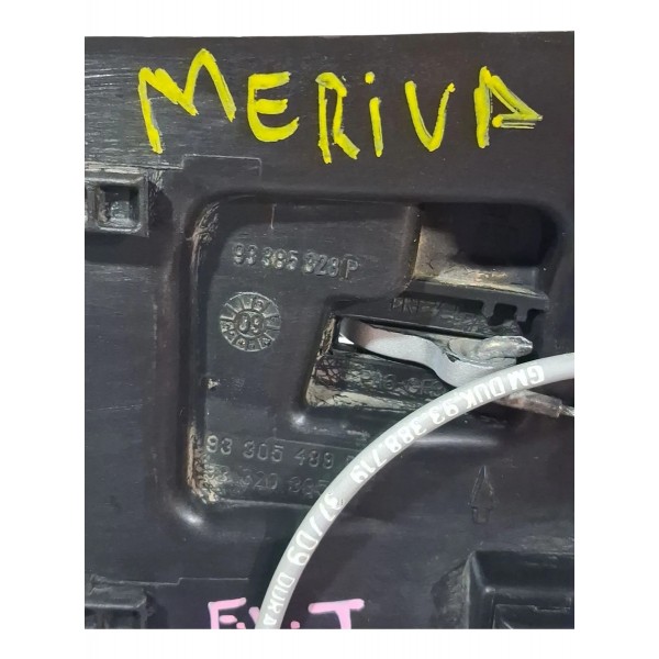 Maçaneta Interna D.e. Meriva 2004 Cx751 Preto Dianteira