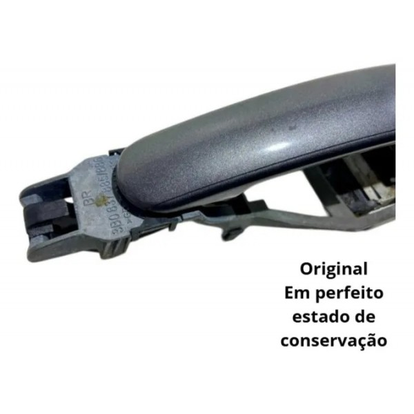 Maçaneta Externa Traseira Esquerda Polo 2011 Cx757 Preto Traseira