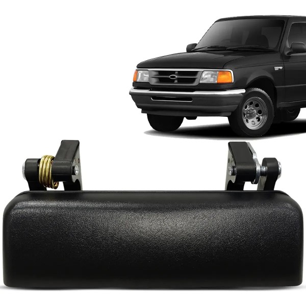 Maçaneta Externa Puxador Ranger 94/04 - Explorer 97 Cx757 Preto Dianteira/traseira