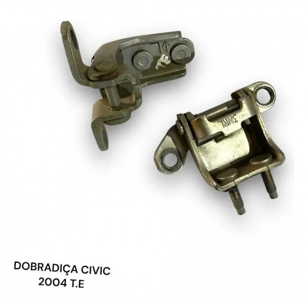 Par Dobradiça Porta Traseira Esquerda Civic 01/04 Cx758