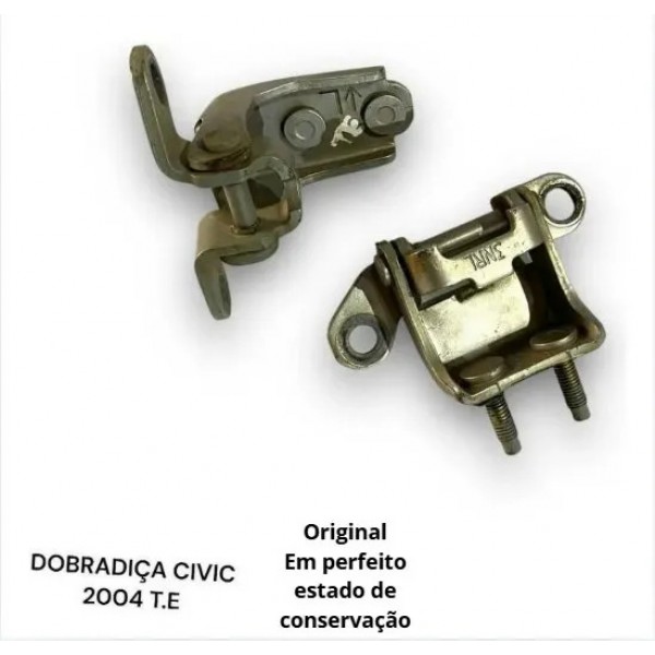 Par Dobradiça Porta Traseira Esquerda Civic 01/04 Cx758