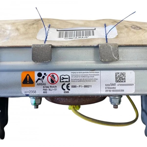 Air Bag Painel Lado Direito S10 12/16 Cx761 Bege