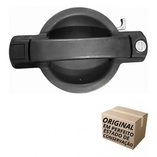 Maçaneta Externa Porta Corrediça Fiat Doblo 2011 A 2013 Orig Preto Dianteira/traseira