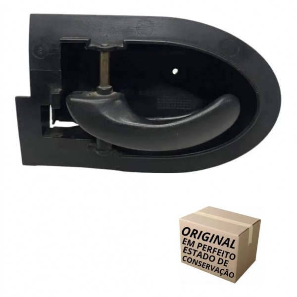 Macaneta Interna Esquerda Ford Fiesta 1996 2002 Preto Dianteira/traseira
