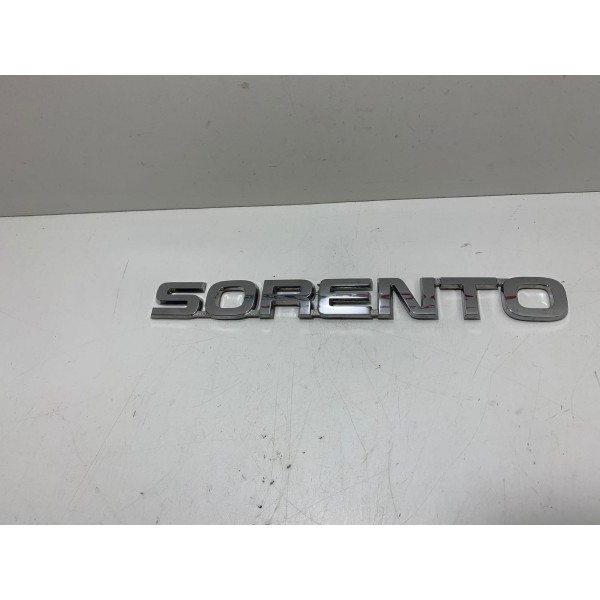 Letras Sorento Tampa Traseira Kia Sorento 2.4 2012 Cx05