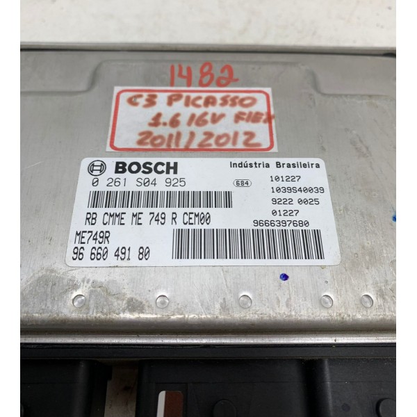 Kit Injeção Citroën C3 Picasso 1.6 16v Flex 11/12 Cx393
