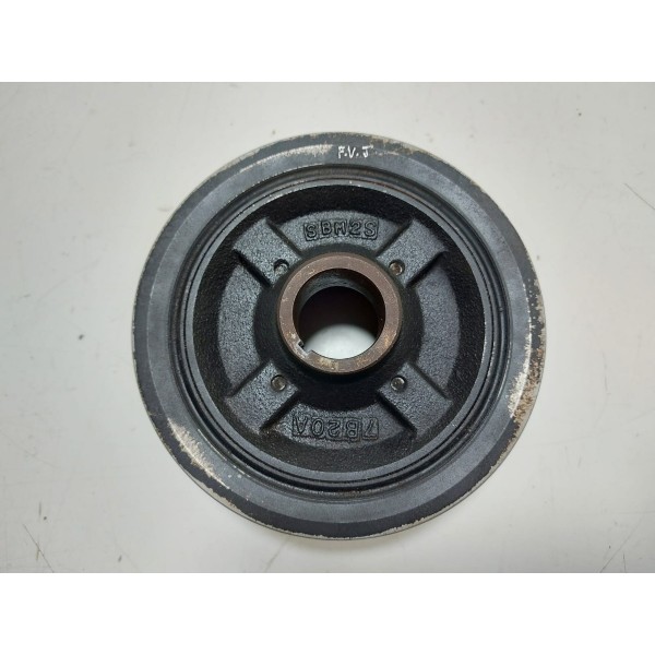 Conjunto Polia Virabrequim Mmc L200  2.5  2006 Cx167