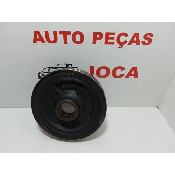 Conjunto Polia Virabrequim Mmc L200  2.5  2006 Cx167