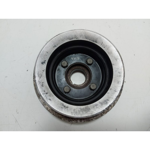 Conjunto Polia Virabrequim Mmc L200  2.5  2006 Cx167