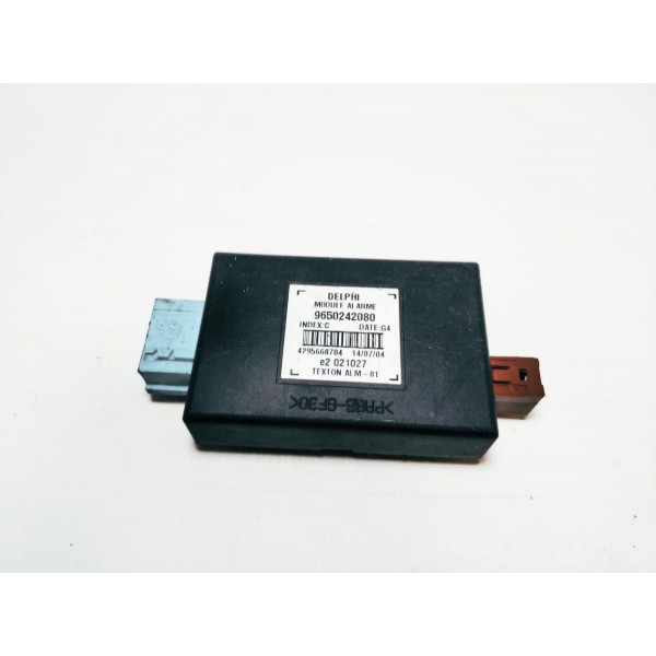 Modulo Central Alarme Peugeot 307 Cód. Ref. 9650242080 (cx55