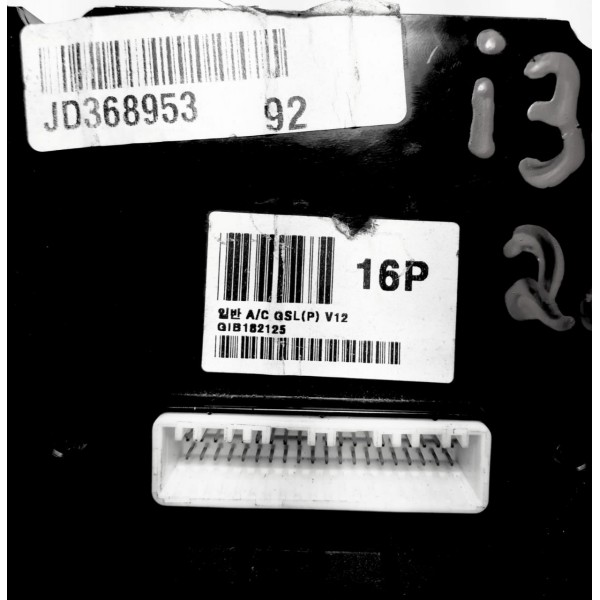 Comando De Ar Condicionado Hyundai I30 2011 Cx131