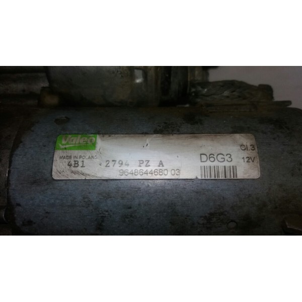 Motor De Partida Peugeot Partner 2011 1.6 16v